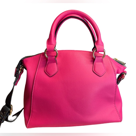 Juicy Couture Los Angeles NWT Pink Signature Juicy Satchel Crossbody Bag (P060) - Picture 4 of 9
